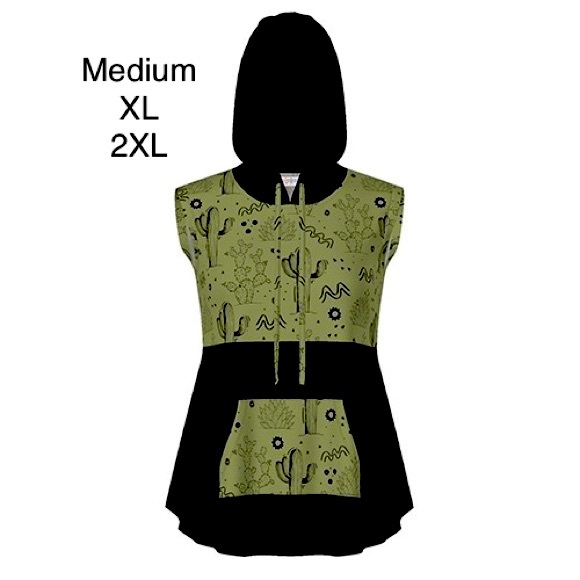 Lularoe Brittany Sleeveless Hoodie - Picture 1 of 2